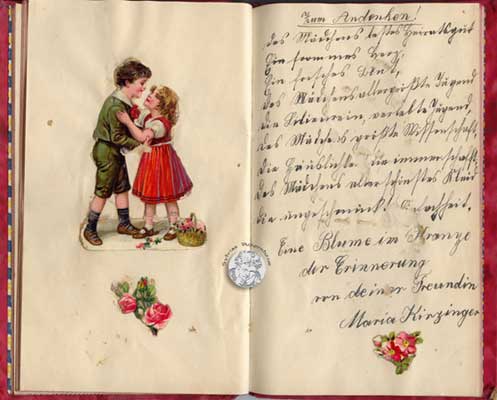 antikes Poesielalbum 30er Jahre