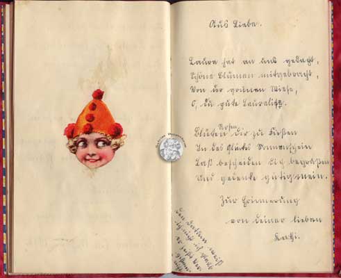 antikes Poesielalbum 30er Jahre