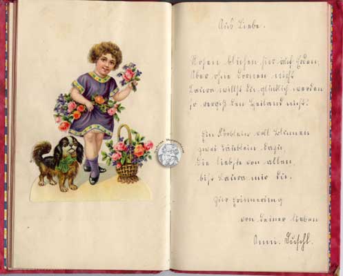 antikes Poesielalbum 30er Jahre