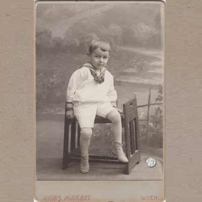 Kabinettfoto Weihnachten 1903