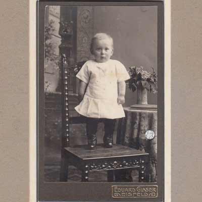 Carte de Visite von um 1900, Fotograf Eduard Glaser