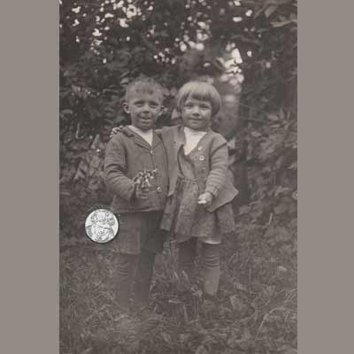 Foto AK Kinder, 1920er Jahre