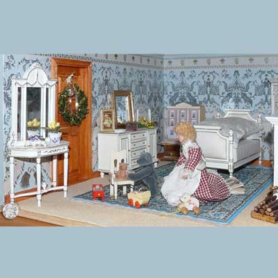 Schlafzimmer jetzt mit Kamin, der für wohlige Wärme sorgt