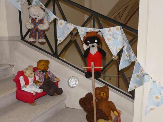 Im Schloss, da sind die Bären los