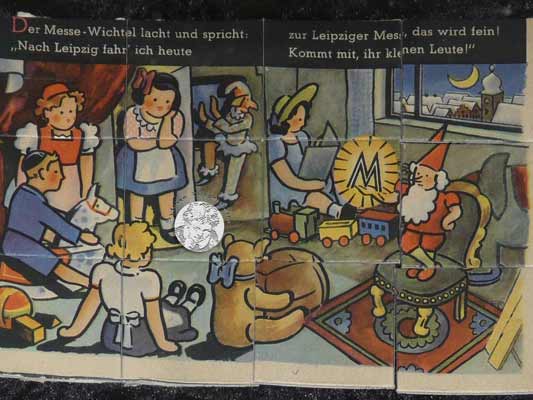 DDR - Spiel Wichtels Fahrt zur Leipziger Messe