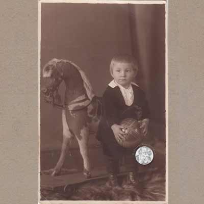 Fotopostkarte von um 1900