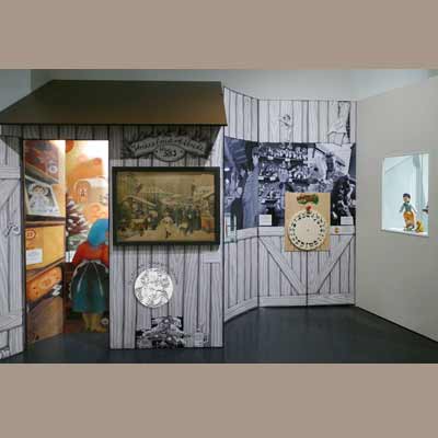 Jahrmarktsbude Zeichnung Holger Friebel