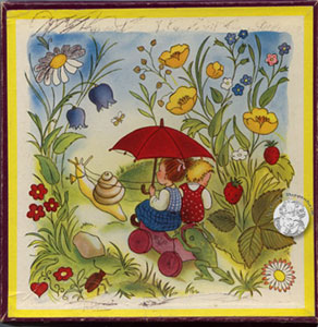 Puzzle mit Märchenmotiven von ca. 1920