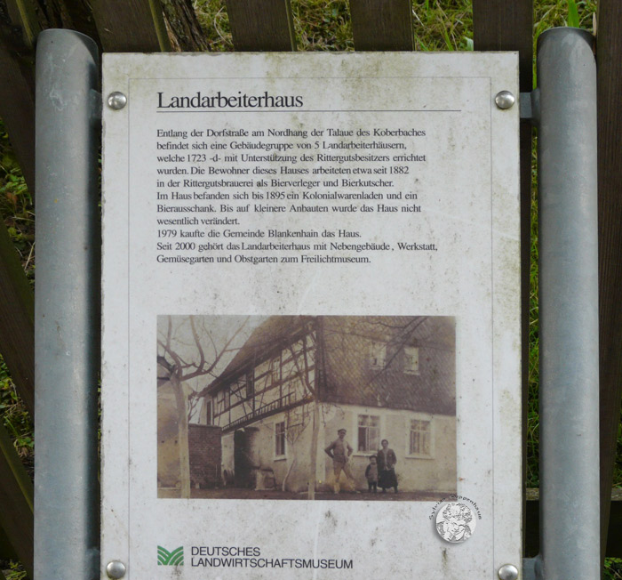 Landarbeiterhaus Schloss Blankenhain