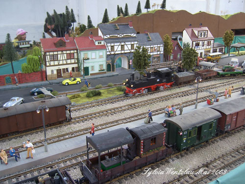 Modellbahnausstellung altes Straßenbahndepot Schkeuditz