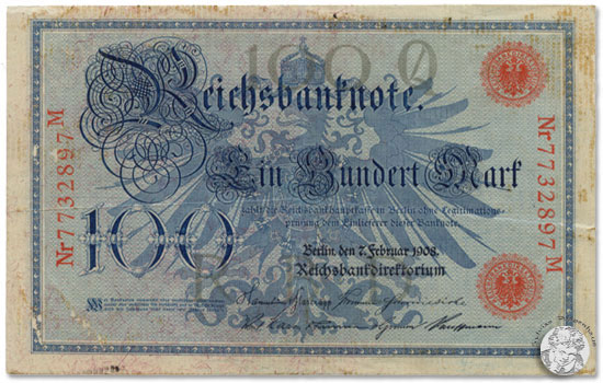 Reichsbanknote von 1908