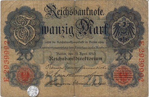 Reichsbanknote von 1910